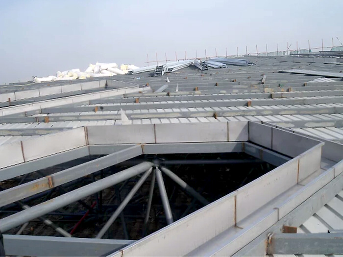 淮安安吉县体育馆网架